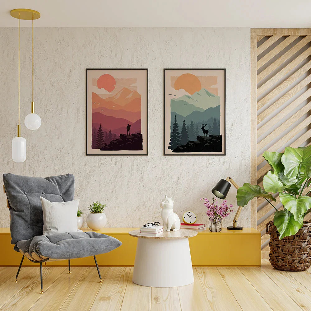 Mountains & Sunset